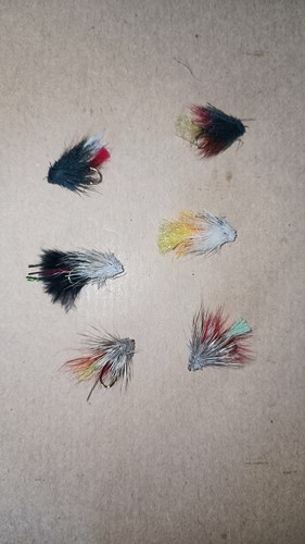 6 MOUCHES DE PECHE DE TYPE MUDDLER H10