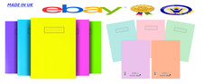 1 X SILVINE COLOUR ESSENTIALS A4/A5 80 pages Exercise Books Notebooks