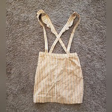 Urban Outfitters jumper dress mustard striped S