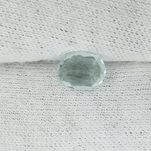 1.23 Cts Beautiful Luster Fancy Oval "Sky Blue" Natural Aquamarine...!!!!! - Picture 2 of 2