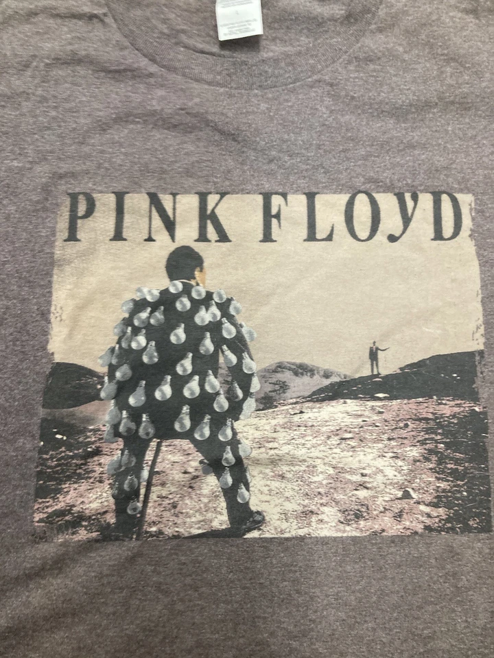 Винтажная рубашка Y2K Pink Floyd Band размер большой коричневый Rockware - Изображение 3 из 4