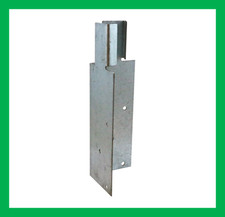 200mm x 62mm x 62mm Arris Rail Mortice Fence Post Brackets Galvanised Packs