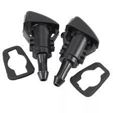 2Pcs Front Windshield Wiper Washer Hood Jet Sprayer Nozzle For Dodge Ram 1500