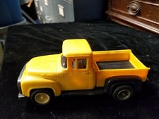Vintage 1956 Strombecker 1956 Yellow Ford Plastic Pick-up Truck 6-12