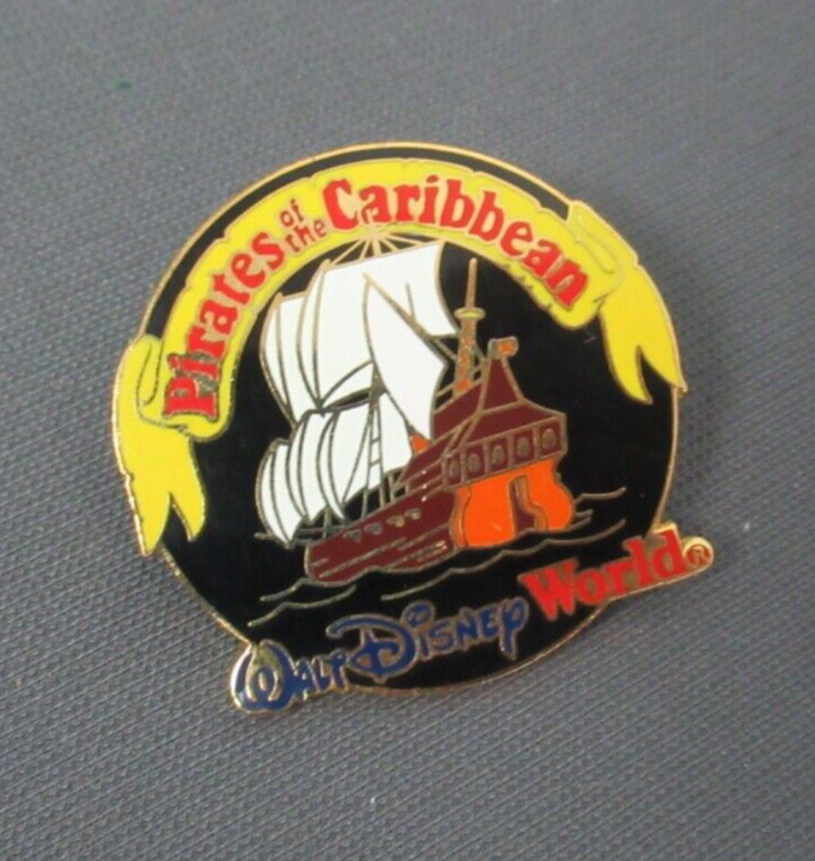 Disney's Pirates Of The Caribbean WDW Enamel Pin - 2002 - f4 pr