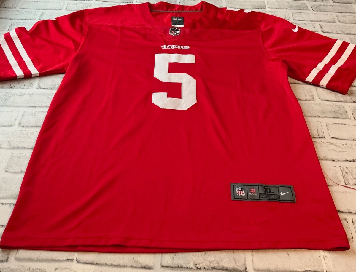 Trey Lance San Francisco 49ers Jersey Size XL Nike Dri-fit #5 NFL