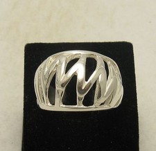 Stylish Genuine Sterling Silver Ring Plain Solid 925 Handmade Hallmarked