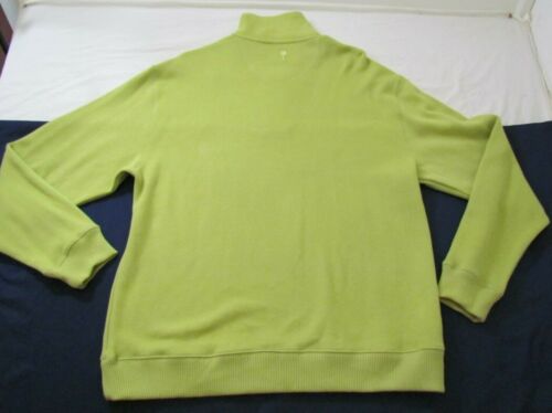 Paradise Collection Men's Light Green 1/4 Zip Sweater Size Medium - Picture 8 of 8