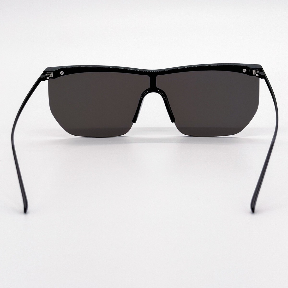 NEW SAINT LAURENT SL 519 MASK 001 OVERSIZED BLACK GREY WOMEN  display picture 2