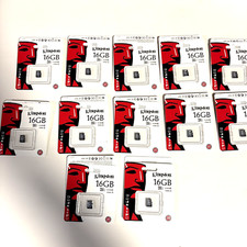 Kingston Micro SDHC 16GB Class 10 45MB/s ALL NEW  SEALED - Lot of 24