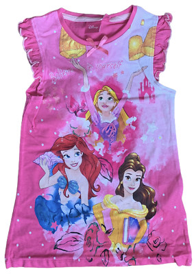 Prinzessinnen Nachthemd Nachtwäsche Princess Disney Größen: 98 104 110 116