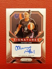 2021 PANINI PRIZM WNBA ODYSSEY SIMS  SIGNATURES AUTO #SG-ODS ATLANTA DREAM