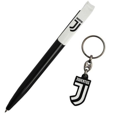 Juventus.Set penna e portachiave in blister. Logo ufficiale Juventus