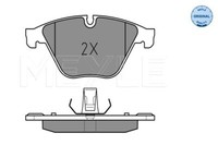 Meyle 025 246 8820 Brake Pad Set, Disc Brake For BMW BMW (Brilliance)