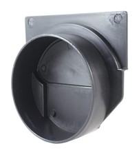 URA WATER - End 5 inches W x 3 H x 39 L, Outlet - Black
