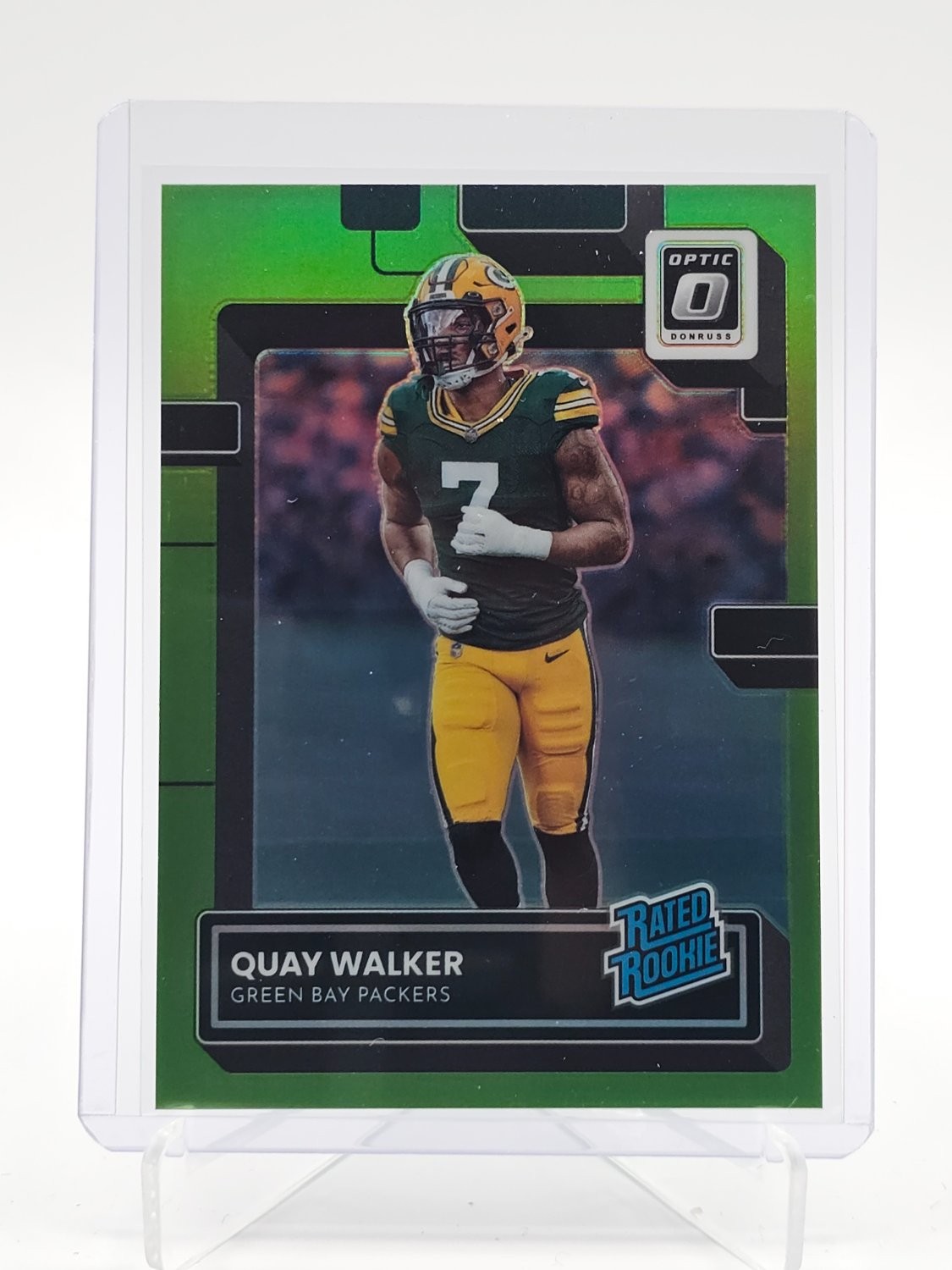 Quay Walker Panini Donruss Optic #248 Lime Green