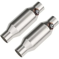 2.25" Universal Catalytic Converter, 2.25" Inch Inlet/Outlet 2.25" NEW 2 pack 