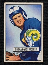 1951 Bowman Norm Van Brocklin #4 HOF 06mi
