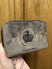 Juicy Couture Juicy Magnifique Double Zip Around Wallet Iced Coffee Velvet NEW