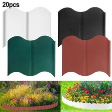 20PCS Garden Edging Borders for Easy Installation and Stylish Landscape