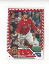 2023 Topps Update Independence Day #US72 Adam Duvall Red Sox /76 