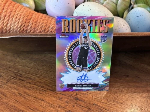 2025-26 Topps Finest Maxime Raynaud Rookie Autograph Refractor Kings RC RFA-MR