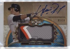 2013 Triple Threads Unity Jumbo Relics Sapphire 2/10 Avisail Garcia Auto 03hd