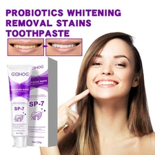 Probiotic Toothpaste 120g Stain Removal Fresh Breath Whitening Mint Coconut Oil