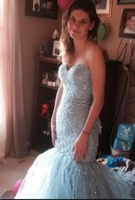 Prom dress size 0 Never worn, except to take pictures in. Preferably cash.