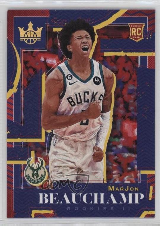 2022-23 Panini Court Kings Rookies II MarJon Beauchamp #117 Rookie RC 0c6