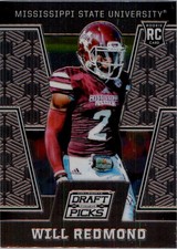 2016 Panini Prizm Draft Picks #214 Will Redmond RC - FB