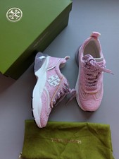 NIB Tory Burch GOOD LUCK TWEED TRAINER Sneakers Size US 6