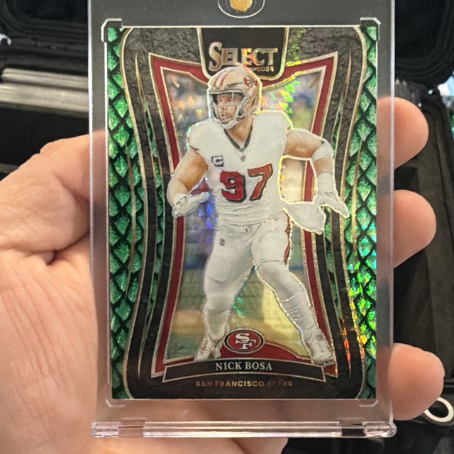 2024 Panini Select Suite Level Laiatu Latu Dragon Scale Nick Bosa /81