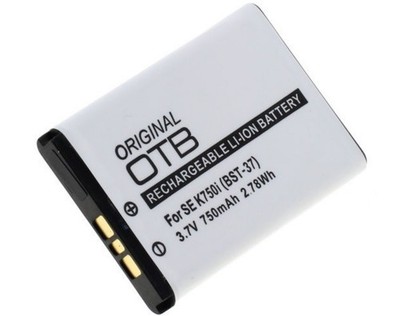 OTB Akku für Sony Ericsson BST37 K200i K220i K600i K610i K750i V600i W800i W810i