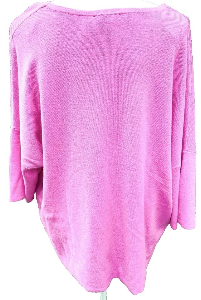 Mode FASHION Strick Pullover Oversize Rosa Pink NEU XL XXL 44 46 48 - Bild 4 von 4