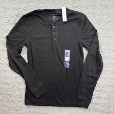 George Shirt Mens XS Black Long Sleeve Therma...