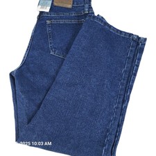 Wrangler Blues Relaxed Fit High Rise Mom Blue Jeans Size 8x30 New Country 90's