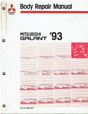 MITSUBISHI GALANT Mk7 ORIGINAL 1993 BODYWORK WORKSHOP MANUAL