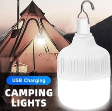 1-8pcs Bright LED Lantern Camping Light Tent Lamp USB Rechargeable Night Light