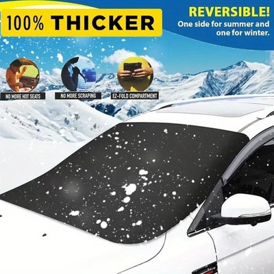 Auto Windschutzscheiben Schneedecke magnetisch Frostschutz Ganzjahres