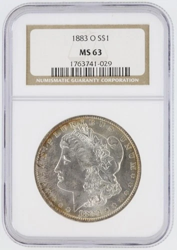 1883-O Morgan Dollar NGC MS63 New Orleans Minted Silver Dollar No Reserve
