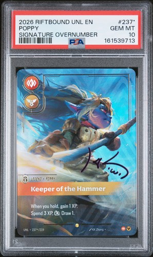Poppy, Keeper of the Hammer graded PSA 10 for sale on eBay