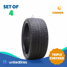 Set Of 4 Used 24535zr19 Hankook Ventus S1 Evo2 Ro1 93y - 5-6.532