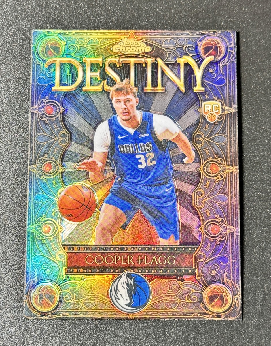 2025-26 Topps Chrome Cooper Flagg #D-1 Silver Refractor Destiny Rookie RC