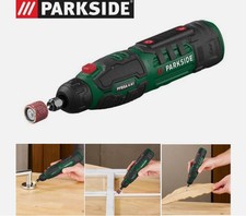 Parkside 4V Cordless Rotary Tool With Accessories & USB-C Charging Cable