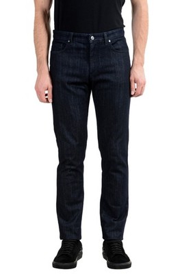 Versace Collection ''Trend'' Men's Dark Gray Stretch Classic Jeans