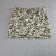 SO Girls Camo Flowers Skirt Size 14