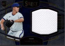 2022 Select Horizontal Rookie Jumbo Swatch #8 Glenn Otto Jersey - BB