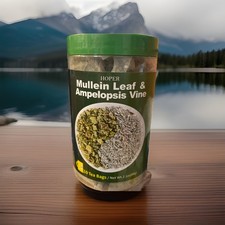 NOWE Hoper Mullein Leaf & Ampelopsis Torebki na herbatę winorośli ZAPIECZĘTOWANE 09/08/2026