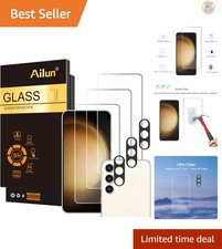 Ultra Clear 9H Tempered Glass Screen Protector for Galaxy S23 /S23 Plus - 3 Pack